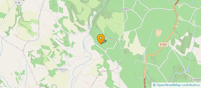 localisation de l'entreprise MONSIEUR MATTEO MACHEFER  ANDILLAC