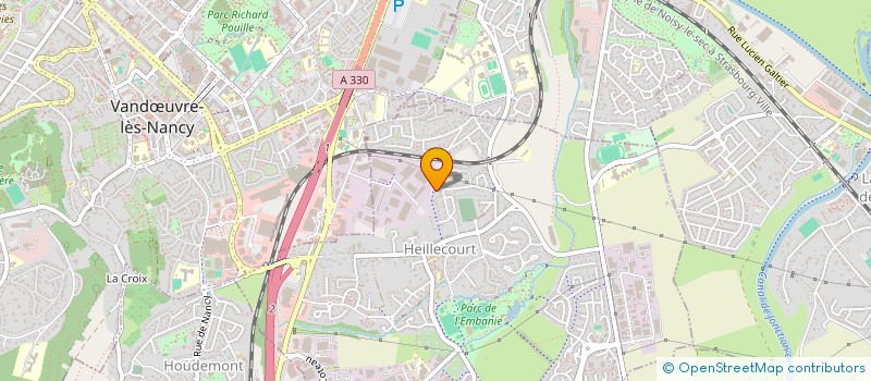 localisation de l'entreprise MONSIEUR MATTEO MARCHAND  HEILLECOURT