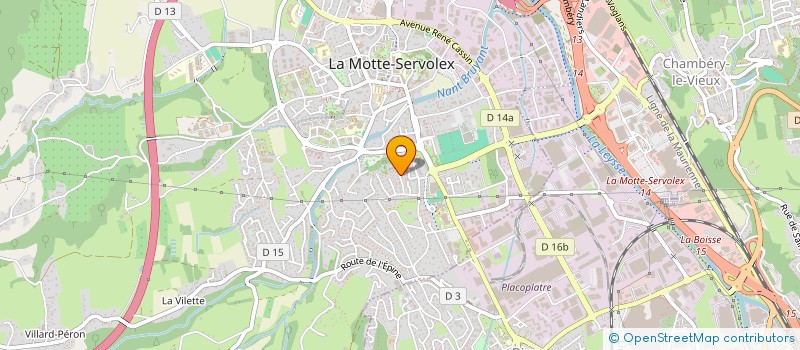 localisation de l'entreprise MONSIEUR MATTEO MARTINEAU à LA MOTTE-SERVOLEX
