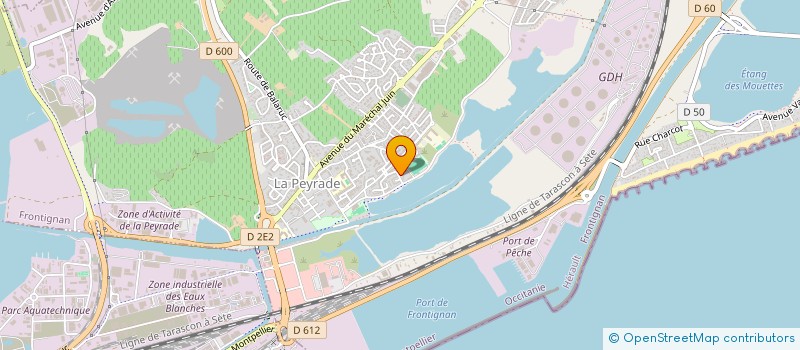 localisation de l'entreprise MONSIEUR MATTEO MARTINEZ à FRONTIGNAN