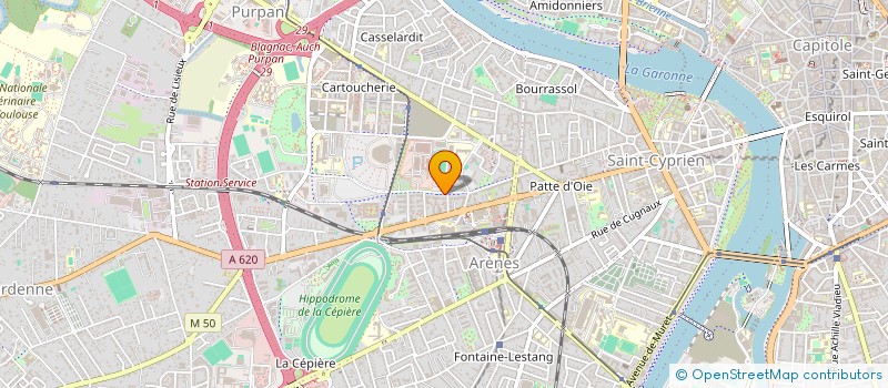 localisation de l'entreprise MONSIEUR MATTEO MARTINHO  TOULOUSE