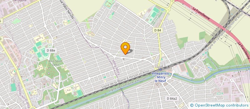 localisation de l'entreprise MONSIEUR MATTEO MENDES  MITRY-MORY