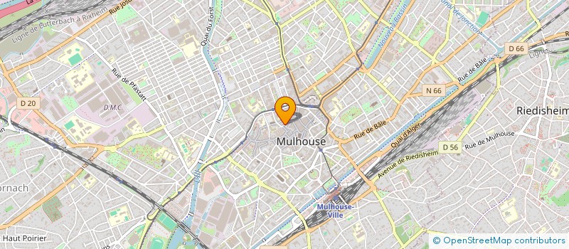 localisation de l'entreprise MONSIEUR MATTEO MILIN  MULHOUSE