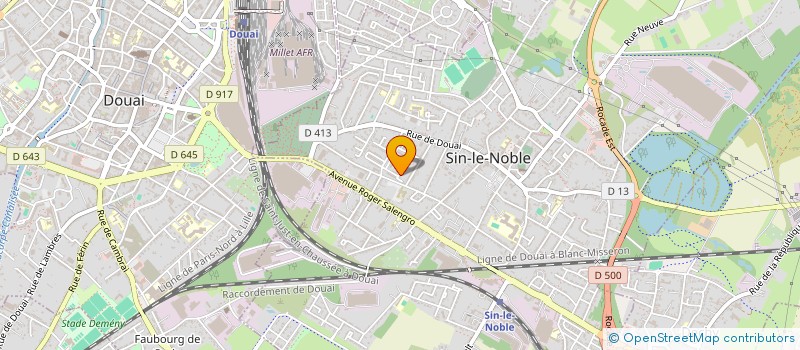 localisation de l'entreprise MONSIEUR MATTEO MOMPACH  SIN-LE-NOBLE