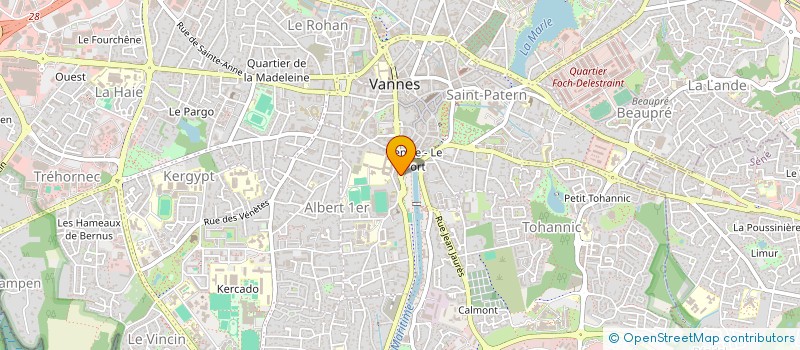 localisation de l'entreprise MONSIEUR MATTEO MORAND à VANNES