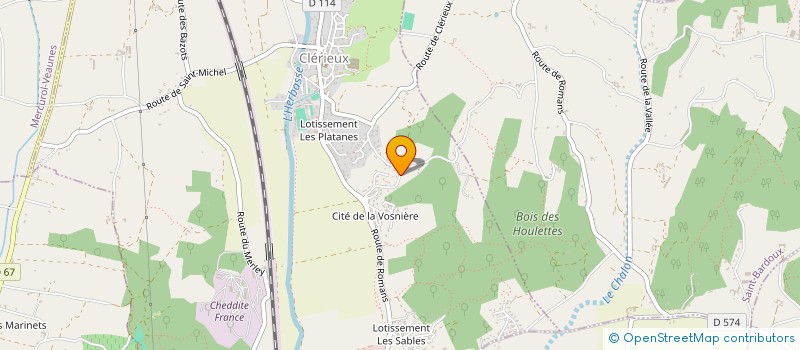 localisation de l'entreprise MONSIEUR MATTEO MOUNIER  CLERIEUX