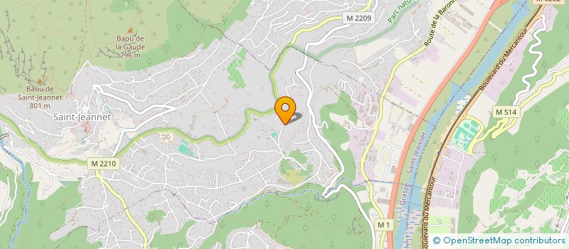 localisation de l'entreprise MONSIEUR MATTEO MURILLO  SAINT-JEANNET