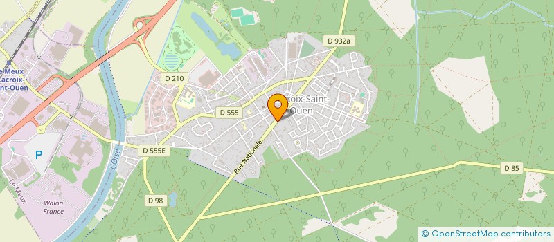 localisation de l'entreprise MONSIEUR MATTEO NEGRO  LACROIX-SAINT-OUEN