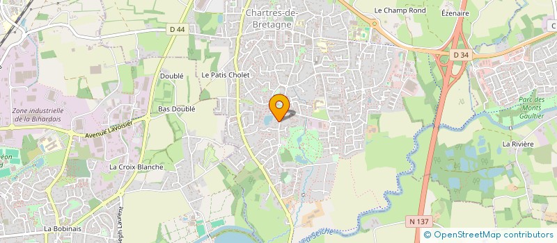 localisation de l'entreprise MONSIEUR MATTEO NICOLLE  CHARTRES-DE-BRETAGNE