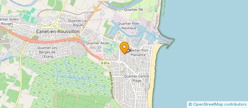 localisation de l'entreprise MONSIEUR MATTEO PAGANIN à CANET-EN-ROUSSILLON