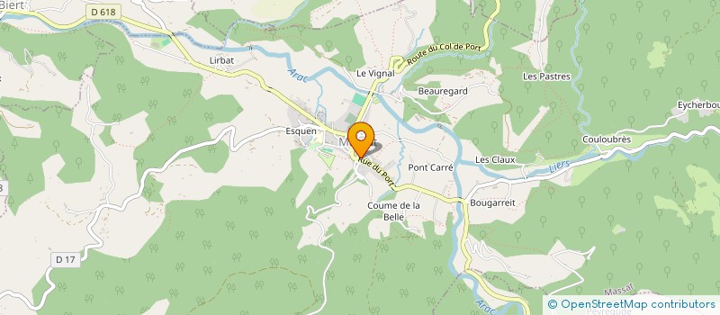 localisation de l'entreprise MONSIEUR MATTEO PAPAGNO à MASSAT