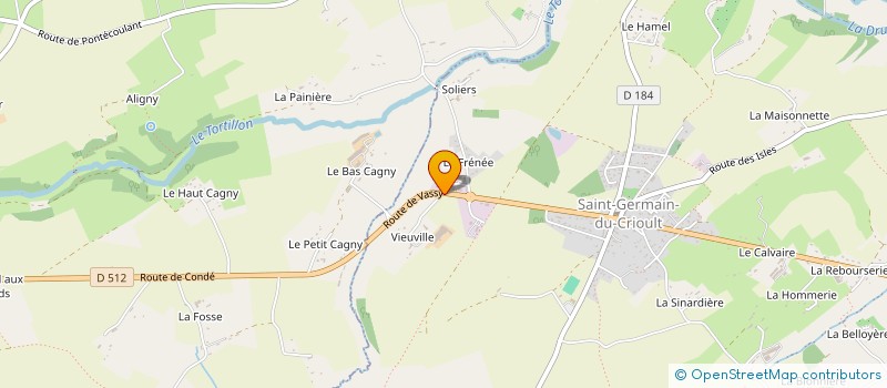 localisation de l'entreprise MONSIEUR MATTEO PAUL PELLUET  CONDE-EN-NORMANDIE