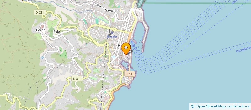 localisation de l'entreprise MONSIEUR MATTEO PELLONI  BASTIA