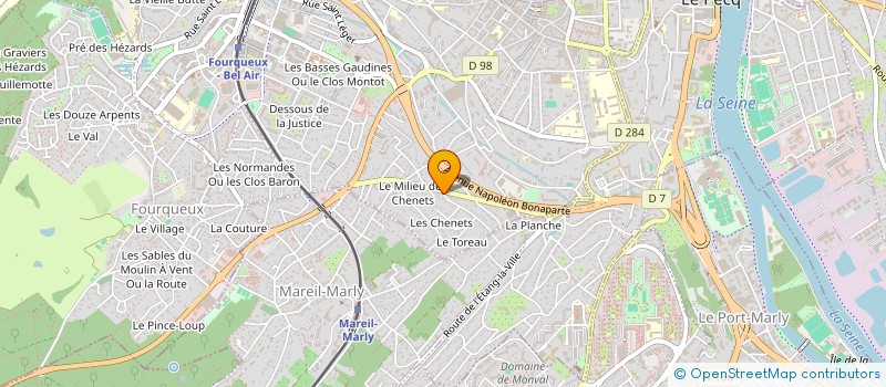 localisation de l'entreprise MONSIEUR MATTEO PETRUCCELLI  SAINT-GERMAIN-EN-LAYE