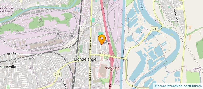 localisation de l'entreprise MONSIEUR MATTEO PHILIPP  MONDELANGE