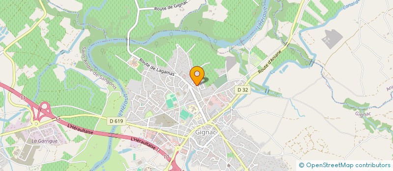 localisation de l'entreprise MONSIEUR MATTEO PINTO DE SOUSA  GIGNAC