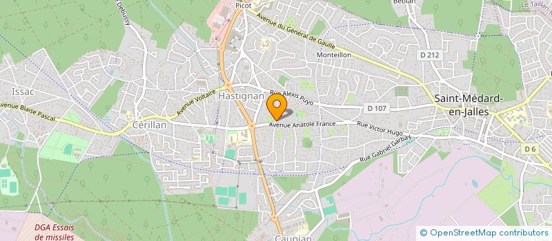 localisation de l'entreprise MONSIEUR MATTEO PIZZOL  SAINT-MEDARD-EN-JALLES