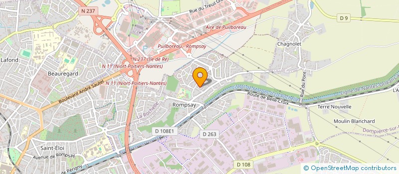 localisation de l'entreprise MONSIEUR MATTEO POPOFF  PERIGNY