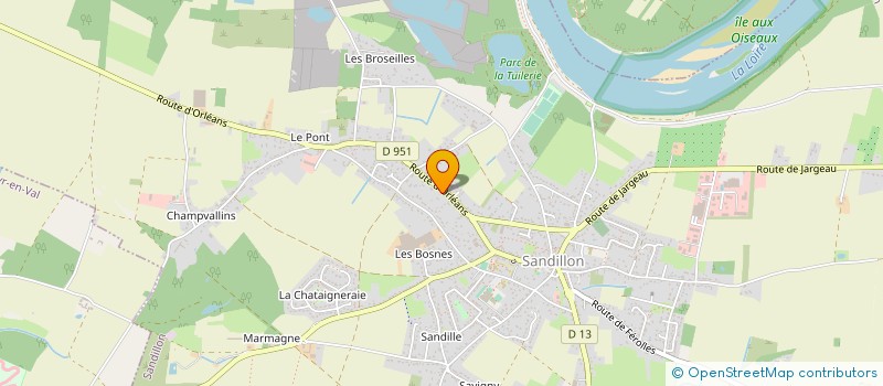 localisation de l'entreprise MONSIEUR MATTEO POTHELET à SANDILLON