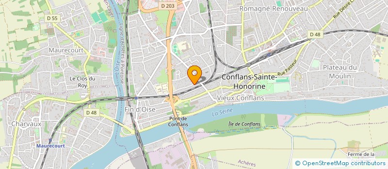 localisation de l'entreprise MONSIEUR MATTEO QUATTRINI  CONFLANS SAINTE HONORINE