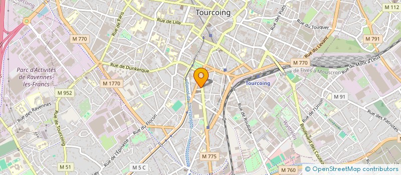 localisation de l'entreprise MONSIEUR MATTEO RACANO à TOURCOING