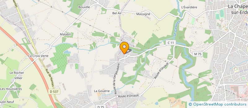 localisation de l'entreprise MONSIEUR MATTEO RAMOS à LA CHAPELLE-SUR-ERDRE