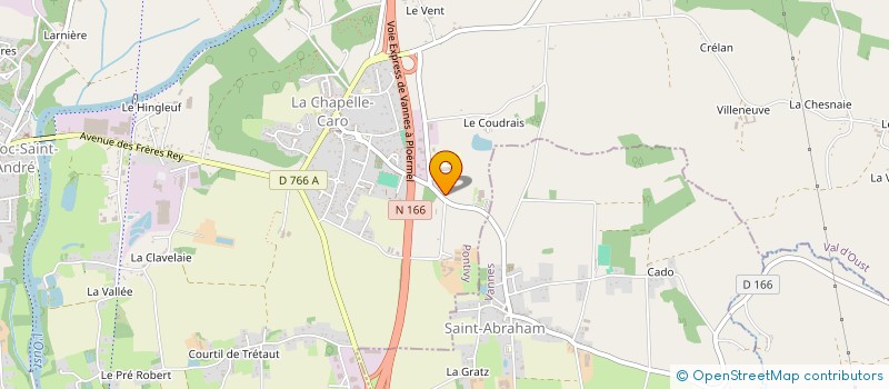 localisation de l'entreprise MONSIEUR MATTEO RANNOU--LE TEXIER  VAL D'OUST