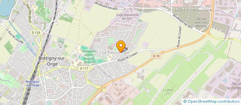 localisation de l'entreprise MONSIEUR MATTEO RATVOAROARISOA  LE PLESSIS-PATE