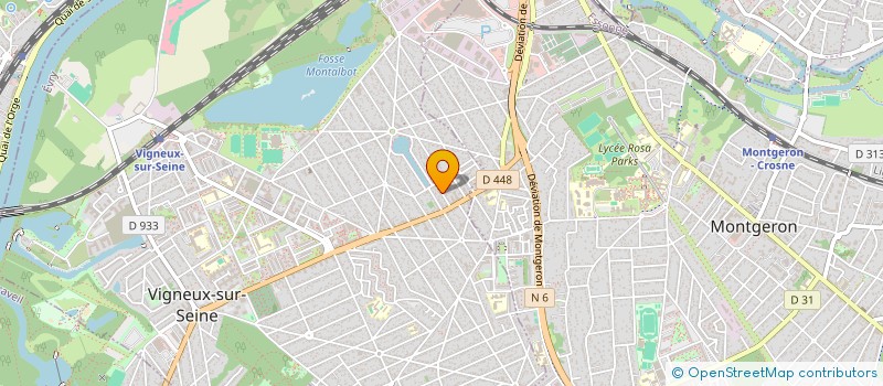 localisation de l'entreprise MONSIEUR MATTEO RIBEIRO  VIGNEUX-SUR-SEINE