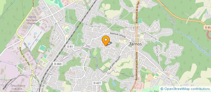 localisation de l'entreprise MONSIEUR MATTEO RICHARD--ENA  TARNOS