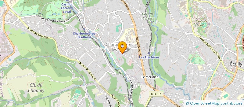 localisation de l'entreprise MONSIEUR MATTEO RIVERA  CHARBONNIERES-LES-BAINS