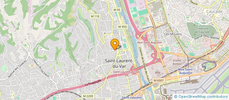 localisation de l'entreprise MONSIEUR MATTEO ROBERT à SAINT-LAURENT-DU-VAR