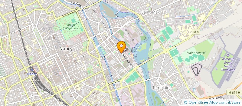 localisation de l'entreprise MONSIEUR MATTEO ROBIN  NANCY