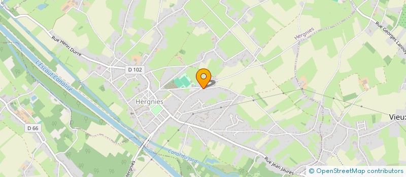 localisation de l'entreprise MONSIEUR MATTEO RODRIGUEZ  HERGNIES