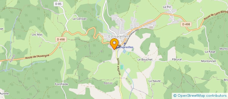 localisation de l'entreprise MONSIEUR MATTEO ROUX  ESTIVAREILLES