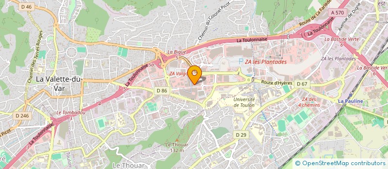 localisation de l'entreprise MONSIEUR MATTEO ROVOYRA à LA VALETTE-DU-VAR