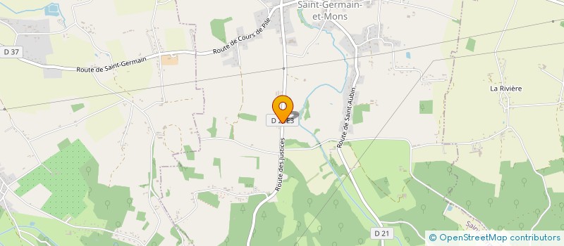 localisation de l'entreprise MONSIEUR MATTEO RUBIN  SAINT-GERMAIN-ET-MONS