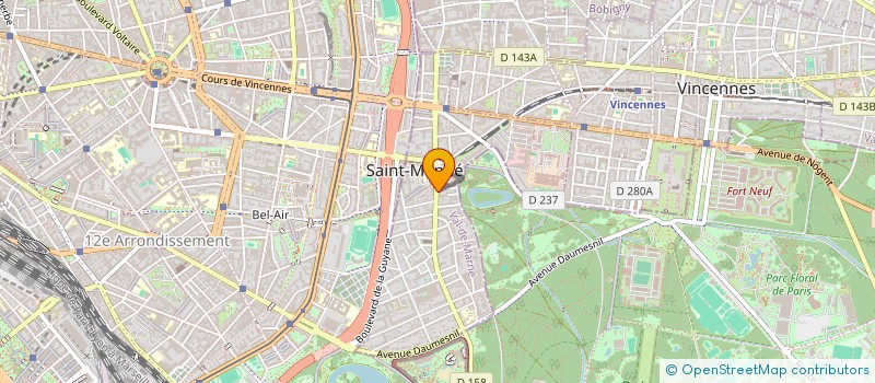 localisation de l'entreprise MONSIEUR MATTEO SANTERAMO  SAINT-MANDE