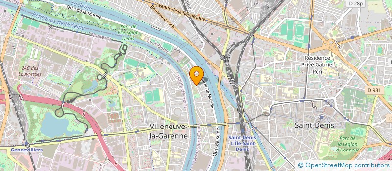 localisation de l'entreprise MONSIEUR MATTEO SANTORO  L'ILE-SAINT-DENIS