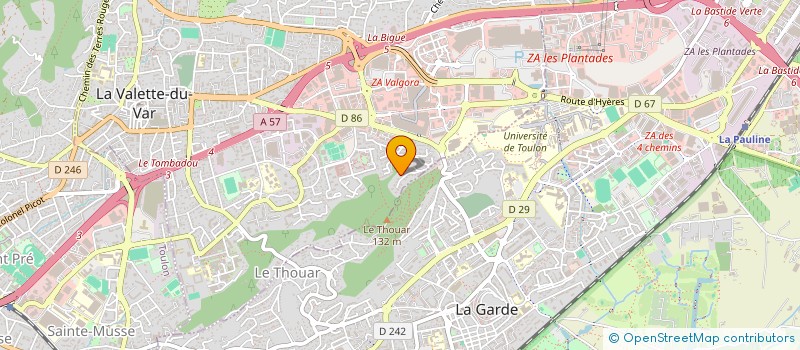 localisation de l'entreprise MONSIEUR MATTEO SINIBALDI à LA VALETTE-DU-VAR