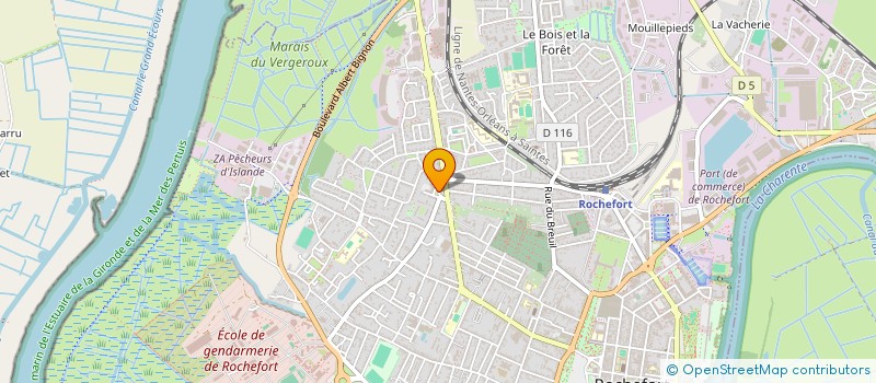 localisation de l'entreprise MONSIEUR MATTEO SORDILLON  ROCHEFORT