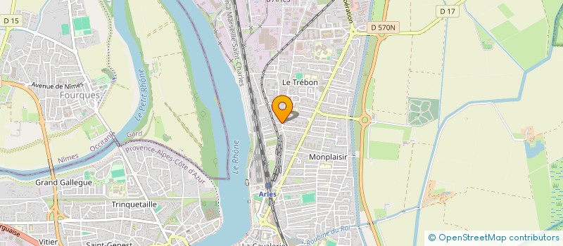 localisation de l'entreprise MONSIEUR MATTEO SPAGNA  ARLES