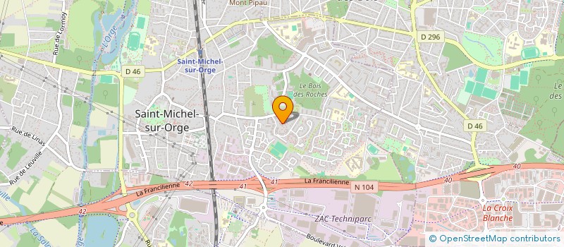 localisation de l'entreprise MONSIEUR MATTEO TAILLANDIER  SAINT-MICHEL-SUR-ORGE