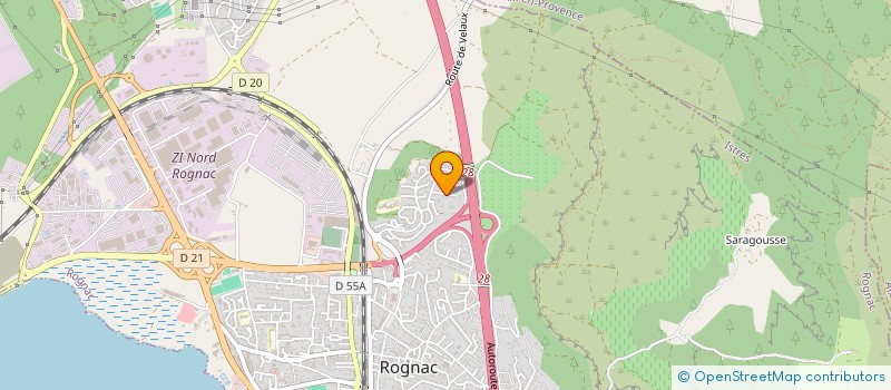 localisation de l'entreprise MONSIEUR MATTEO TEDESCO  ROGNAC