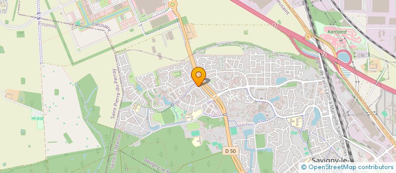 localisation de l'entreprise MONSIEUR MATTEO TICOUT  SAVIGNY-LE-TEMPLE