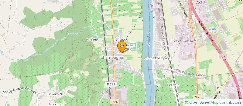 localisation de l'entreprise MONSIEUR MATTEO TIRINANZI  CHAMPAGNE