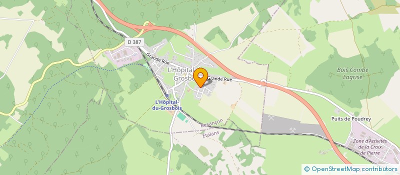 localisation de l'entreprise MONSIEUR MATTEO TROUILLOT  L'HOPITAL-DU-GROSBOIS