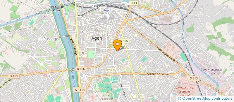 localisation de l'entreprise MONSIEUR MATTEO URFALINO  AGEN