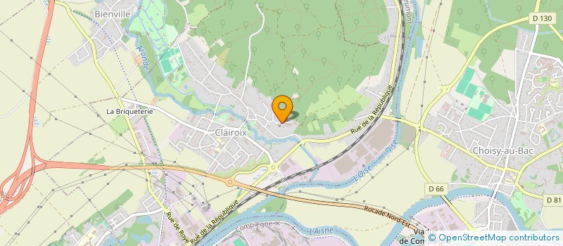 localisation de l'entreprise MONSIEUR MATTEO VENNETTILLI  CLAIROIX