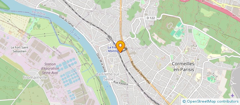 localisation de l'entreprise MONSIEUR MATTEO VICENTE  LA FRETTE-SUR-SEINE